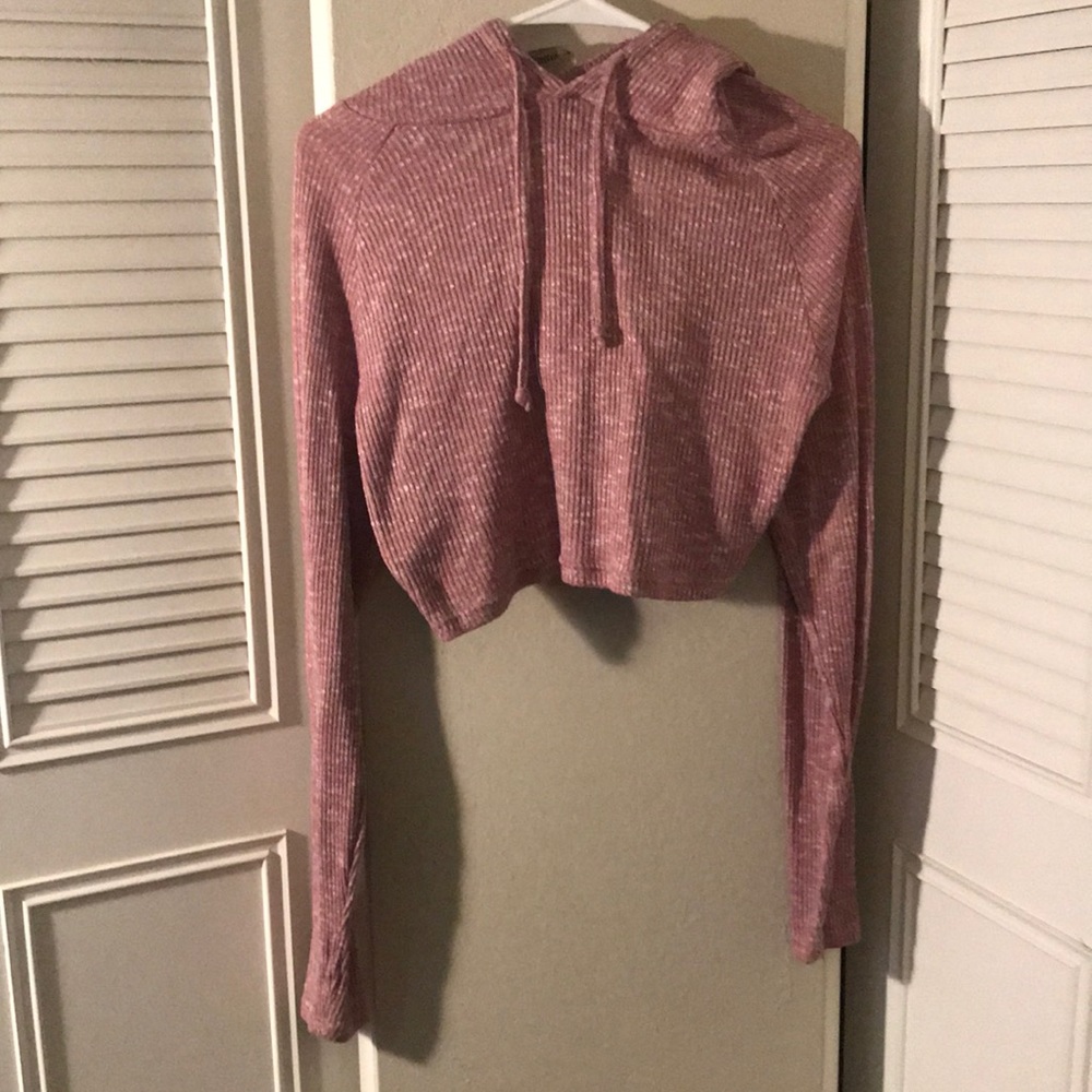 Gymshark Slounge Cropped Top with Hood